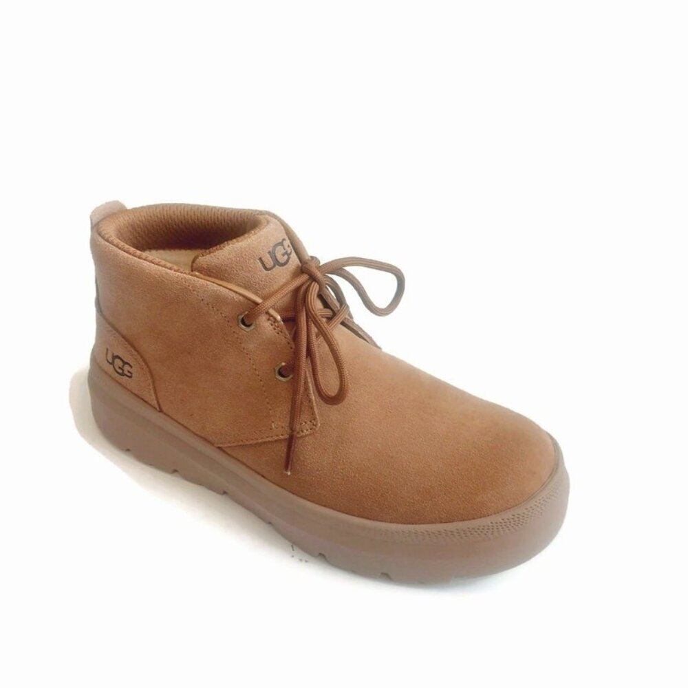 UGG Burleigh Mens Size 7 Ankle Chukka Suede Boots Antelope Brown 1151773 EU 40